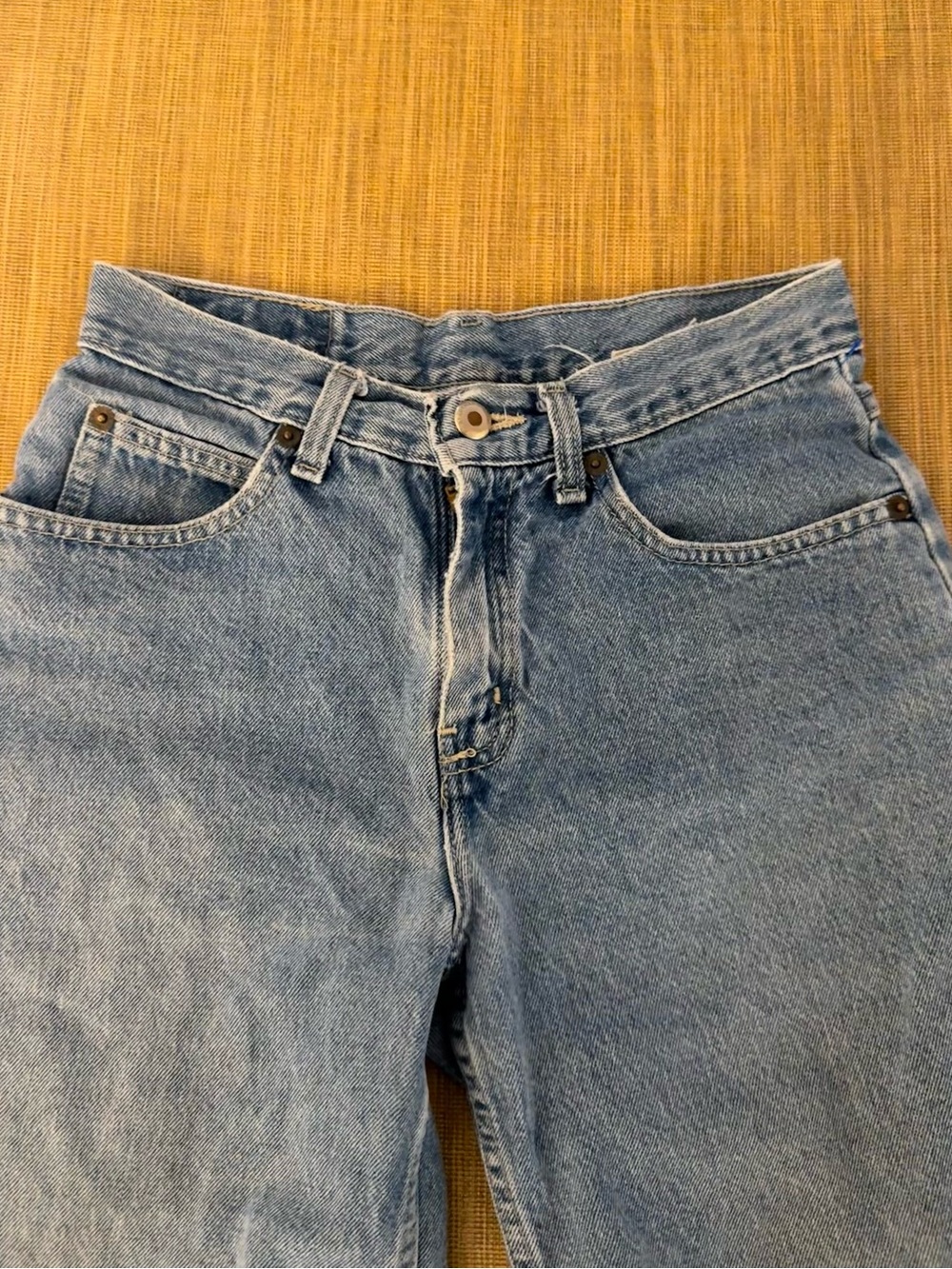 Vintage 90s Old Navy Blue Jean Shorts - Picture 3 of 7